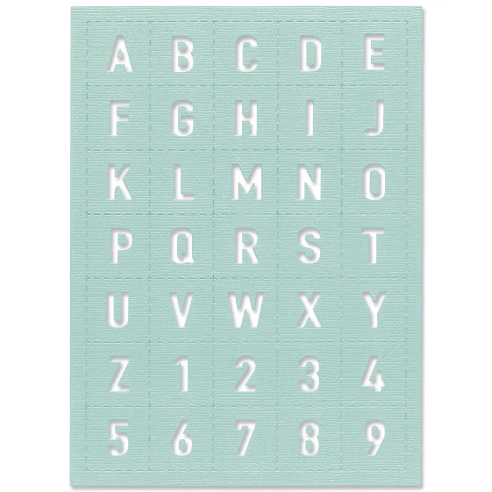 sizzix-thinlits-tile-alphanumeric-buchstaben-stanzen-eileen-hull image 1