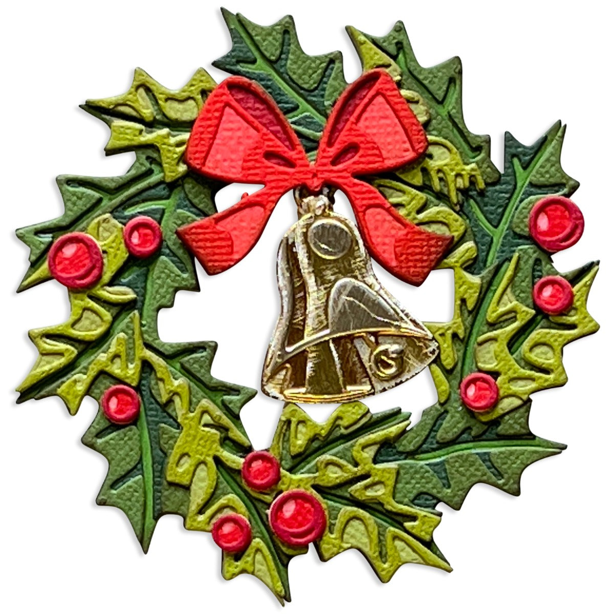 sizzix-thinlits-yuletide-stanzschablonen-15tlg-weihnachtskranz image 1