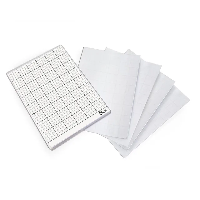 sizzix-sticky-grid-sheets-klebefolie-6x8-5-5er-pack image 1