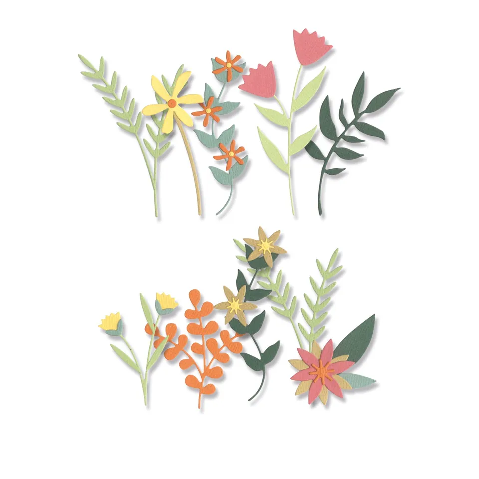 sizzix-thinlits-boho-bouquet-stanzschablonen-16er-set-blumen image 1