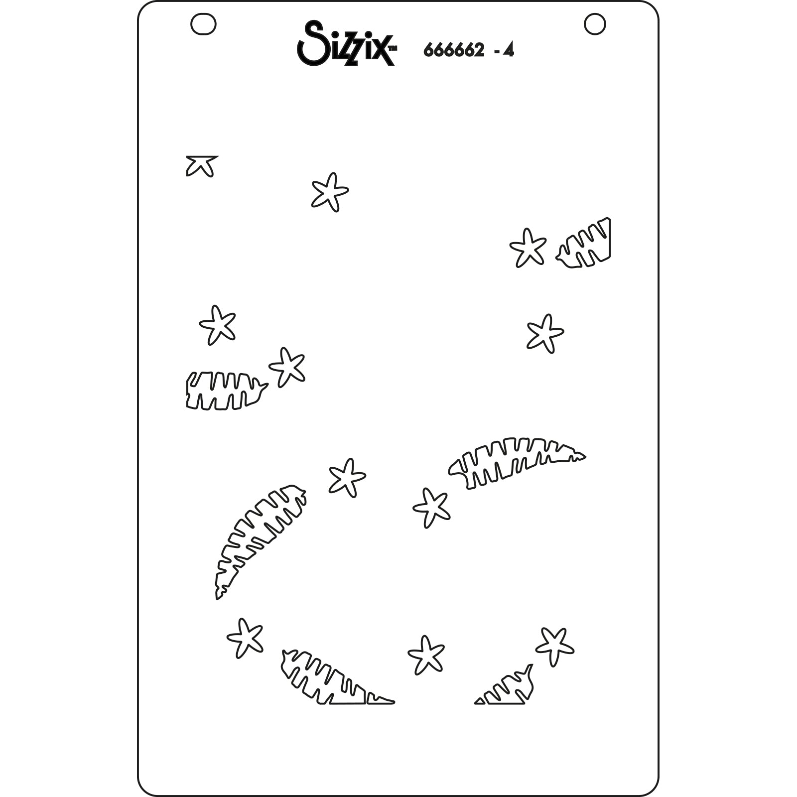 sizzix-layered-stencils-a6-its-a-jungle-out-there-4er-dschungel image 4