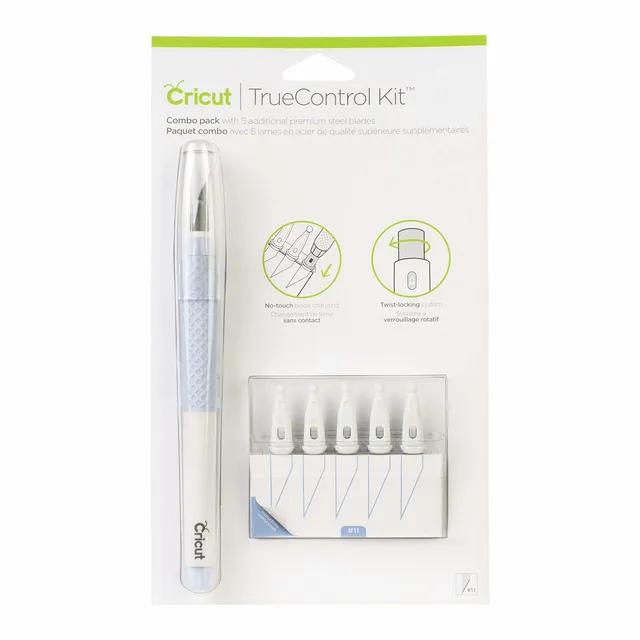 cricut-maker-truecontrol-bastelmesser-blau-mit-5-klingen image 1