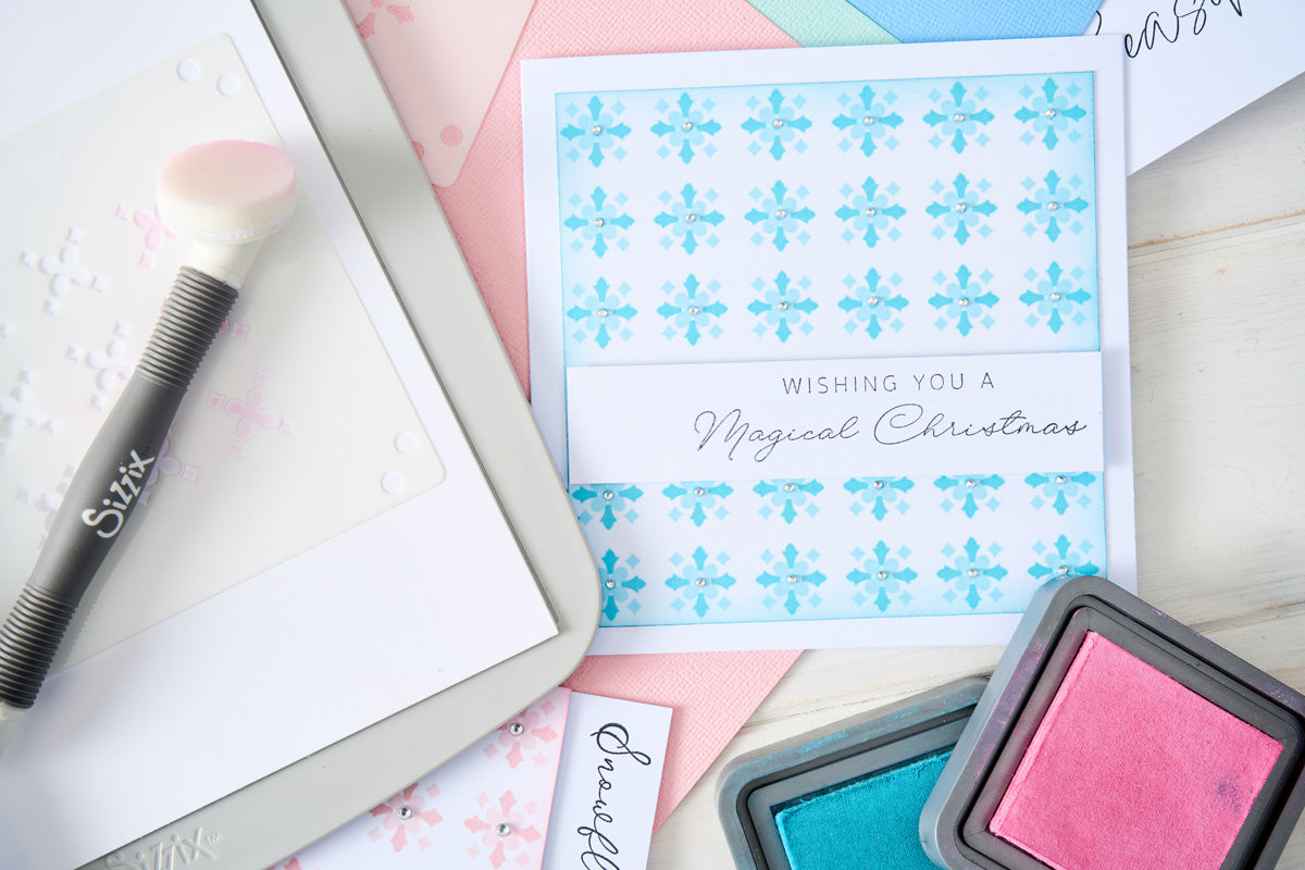 sizzix-mini-schablonen-fanciful-snowflakes-schneeflocken-2er image 2