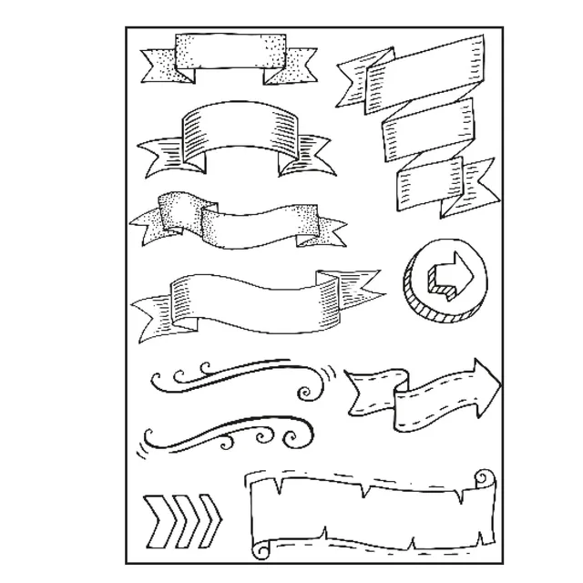 vaessen-cut-easy-paperfuel-clear-stamps-banner-a5-stempel image 1