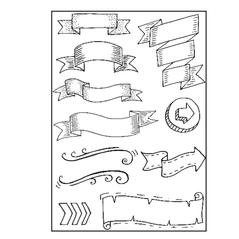 vaessen-cut-easy-paperfuel-clear-stamps-banner-a5-stempel image 1