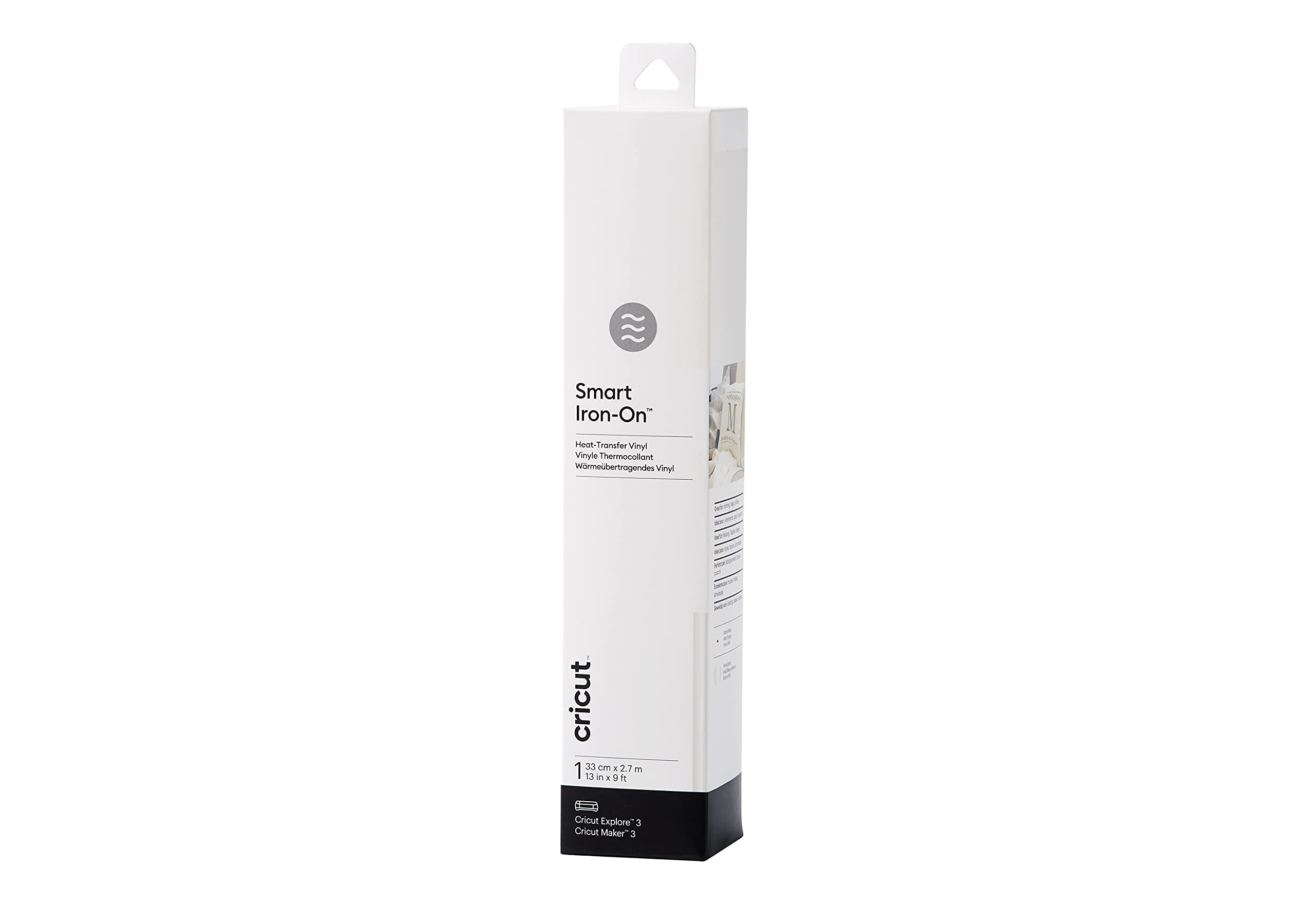 cricut-maker-smart-iron-on-b-gelfolie-wei-33-cm-x-2-7-m image 1