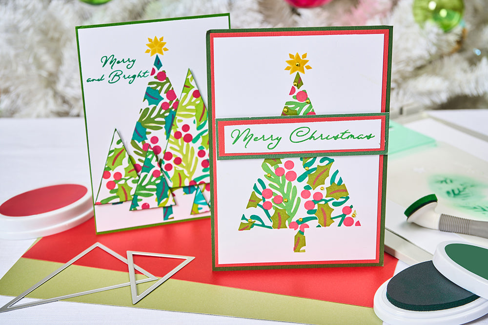sizzix-layered-stencils-cosmopolitan-christmas-schablonen-4er image 7