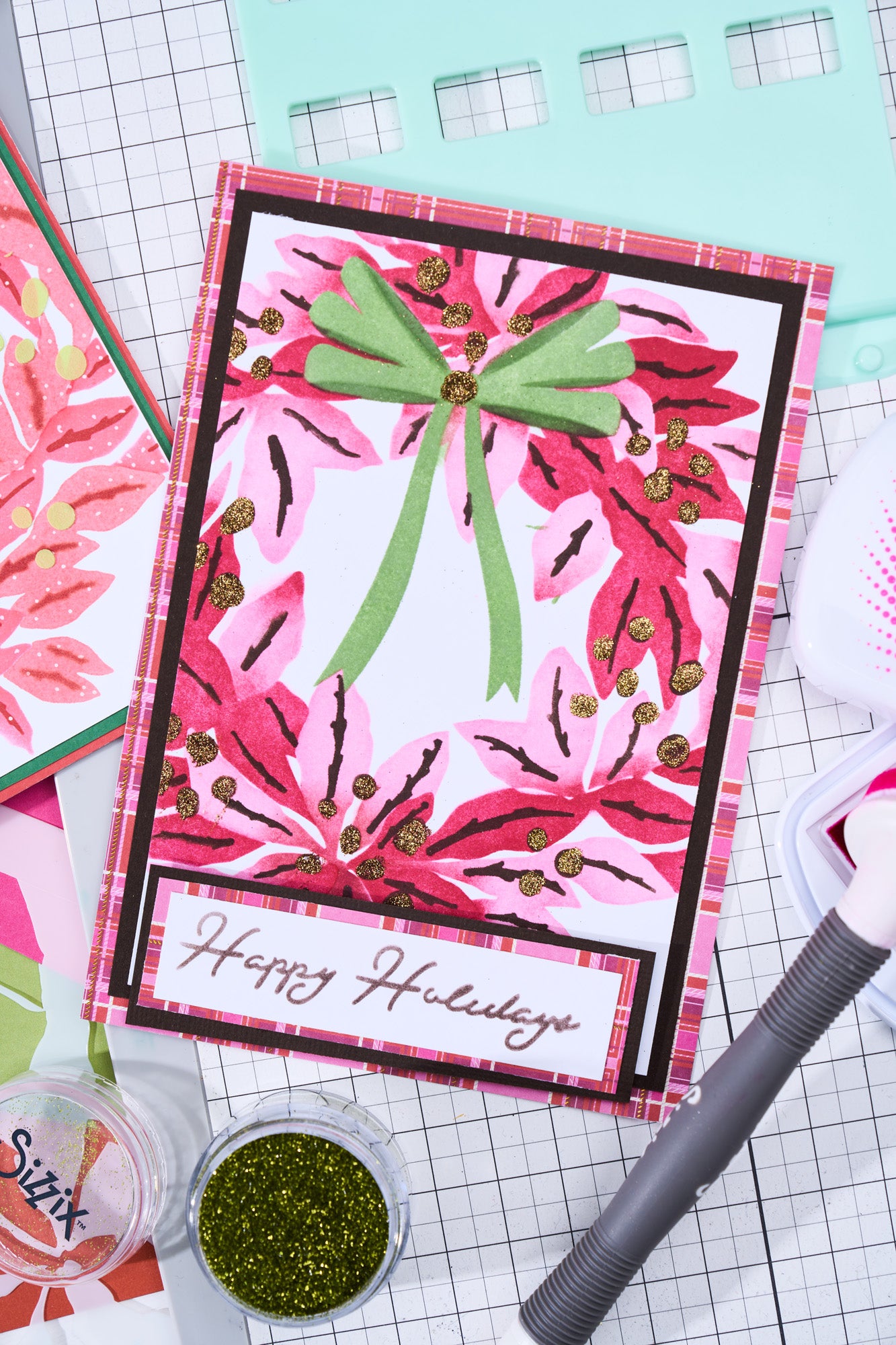 sizzix-a-wreath-in-time-schablonen-a6-4er-stacey-park image 8