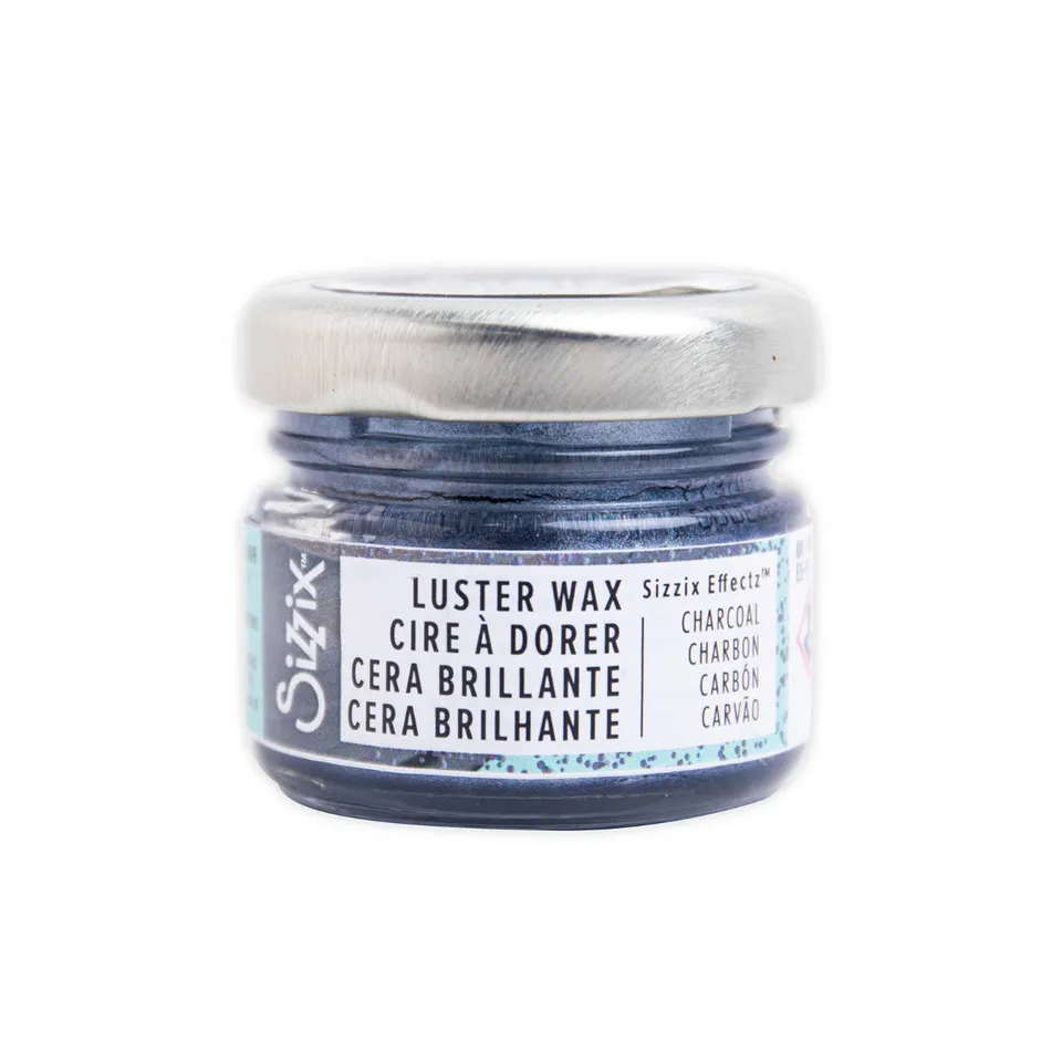 sizzix-effectz-luster-wax-charcoal-wachs-20ml-grau image 1