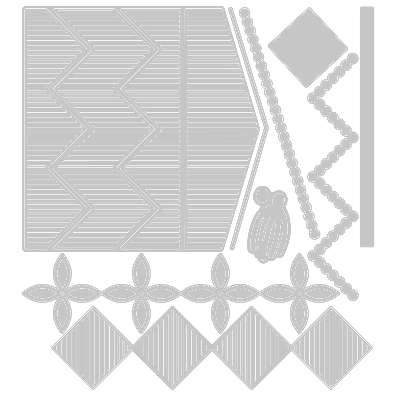 sizzix-thinlits-macrame-card-front-stanzschablonen-9er-boho image 2