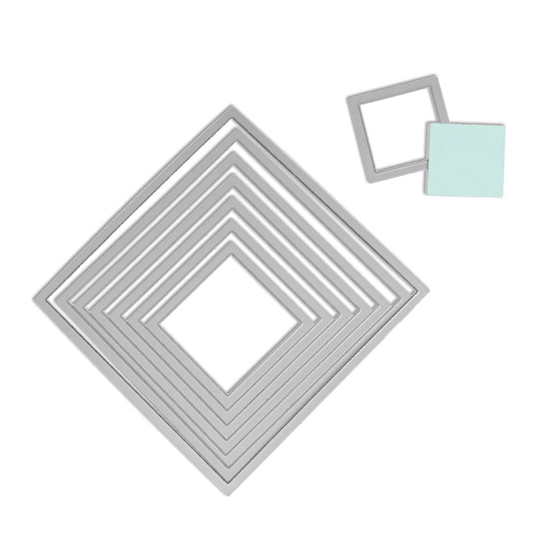 sizzix-framelits-squares-stanzschablonen-quadrate-8er-set image 2