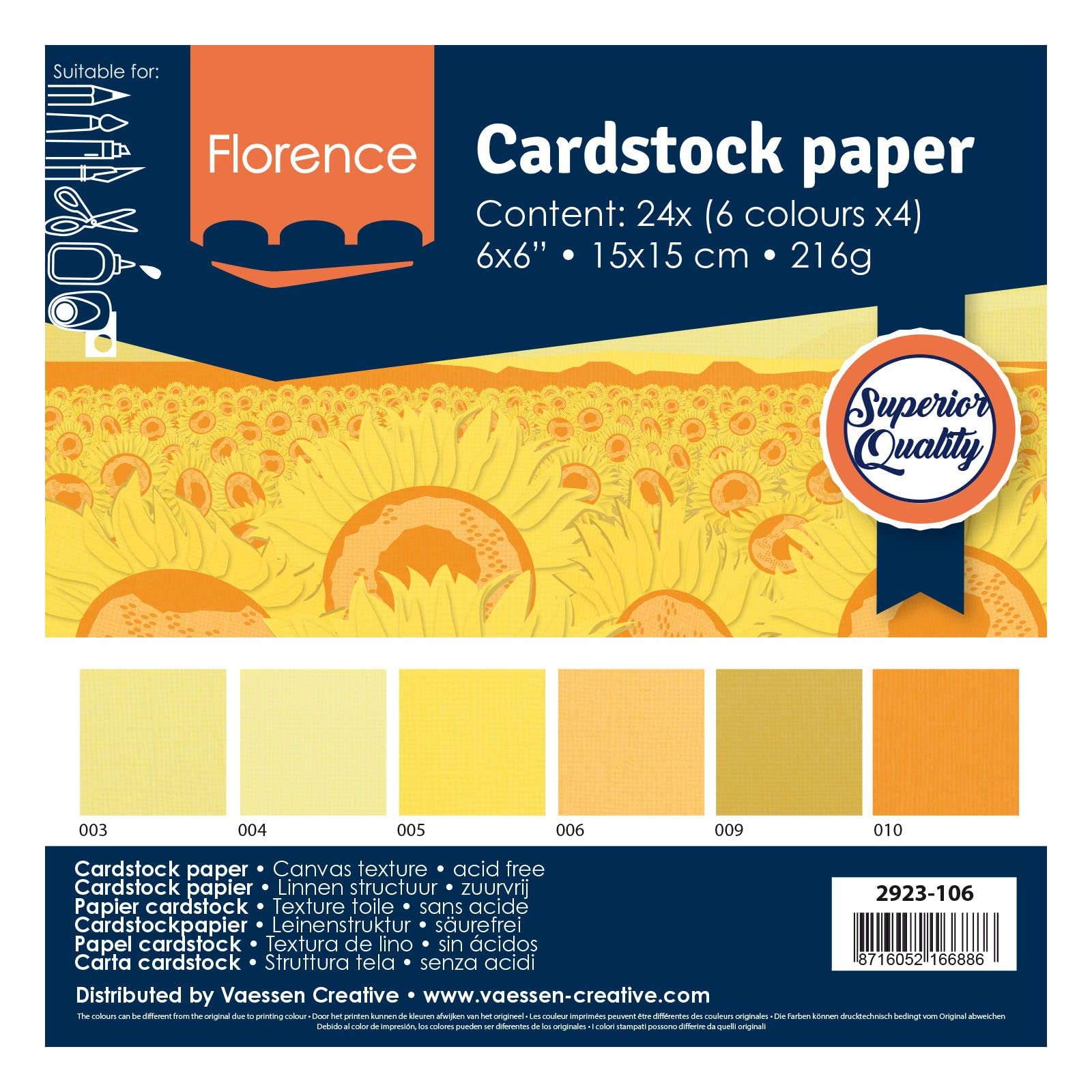 vaessen-creative-florence-scrapbook-papier-gelb-15x15-24-blatt image 5
