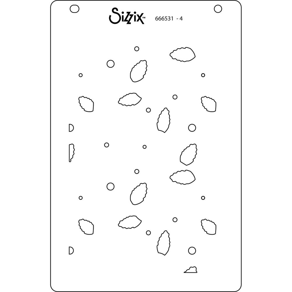 sizzix-layered-stencils-lacey-a6-schablonen-4er-floral image 6
