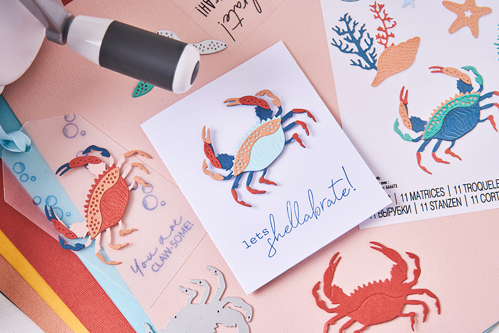 sizzix-clear-stamps-seas-the-day-stempel-11er-set-meer image 5