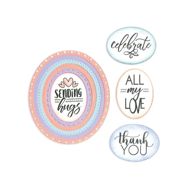 sizzix-framelits-layered-ovals-stanze-6tlg-mit-stempel image 1