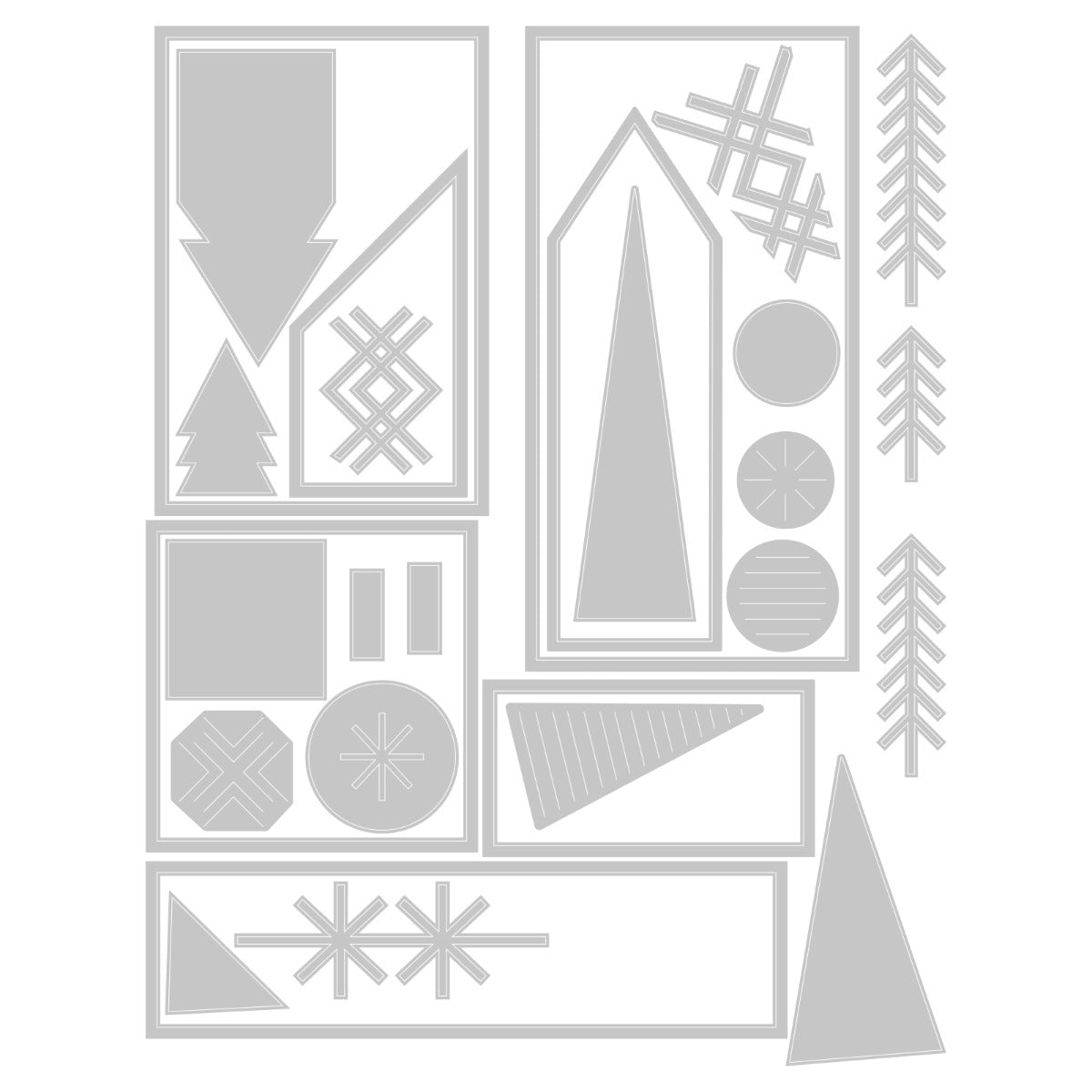 sizzix-thinlits-holiday-blocks-stanzformen-27er-set-winter image 2
