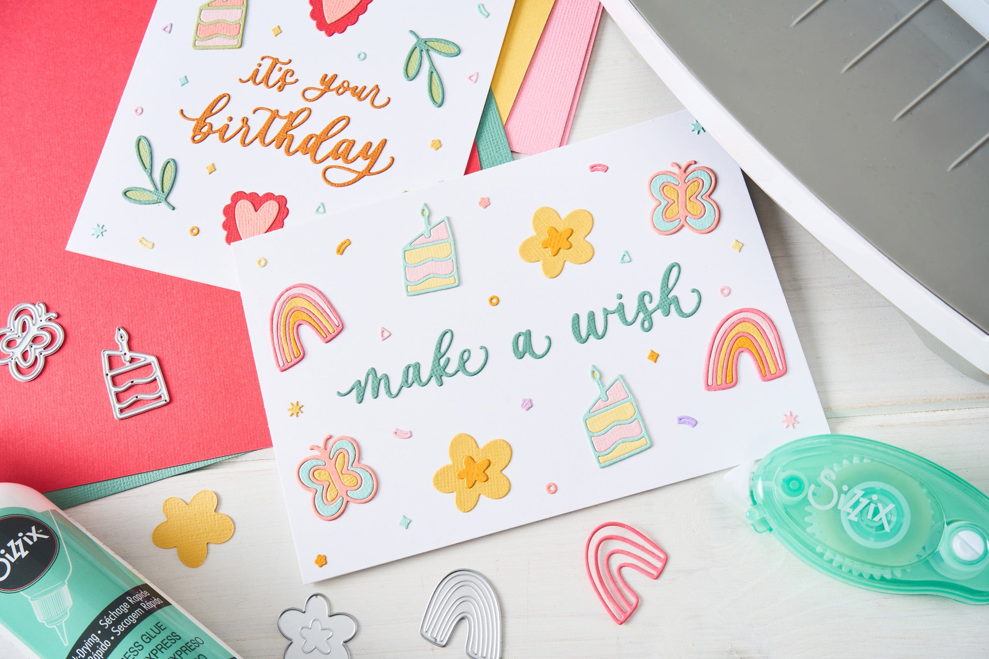 sizzix-thinlits-birthday-doodles-stanze-geburtstag-23tlg image 2