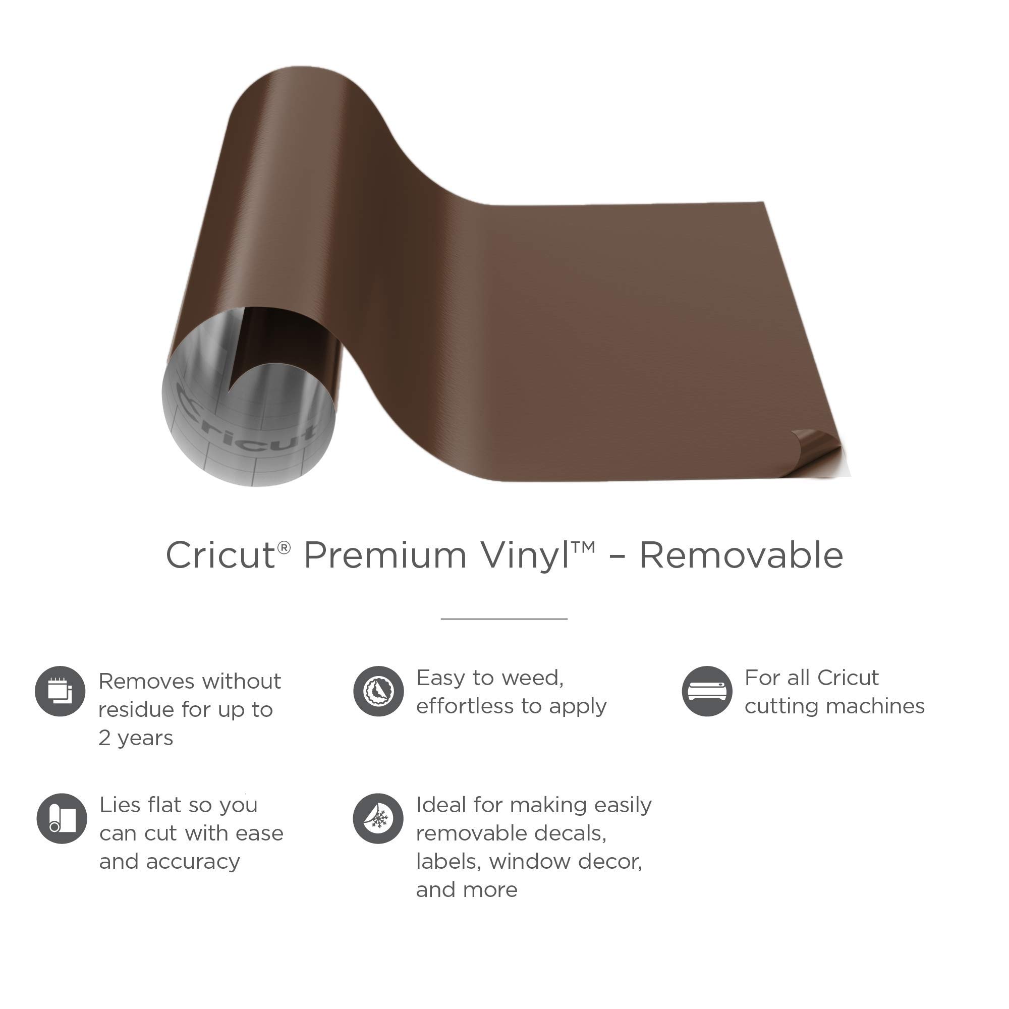 cricut-maker-premium-vinyl-coffee-30-5-x-122-cm-abnehmbar image 2