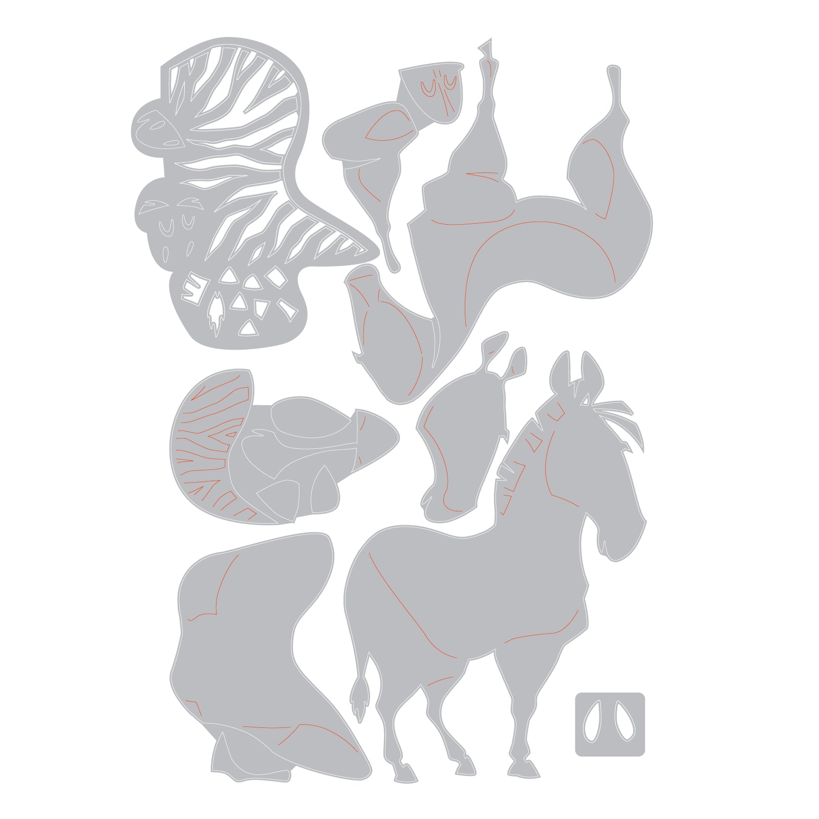 sizzix-thinlits-colorize-stanzschablonen-winifred-zebra-8tlg image 3