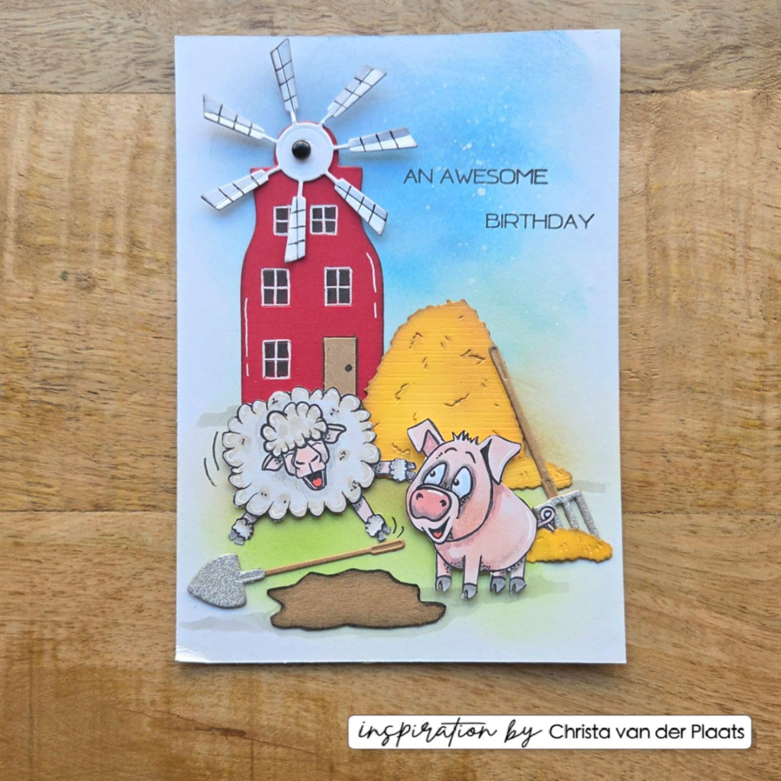 vaessen-creative-cut-easy-stanzschablonen-bauernhof-8-st-m-hle image 4
