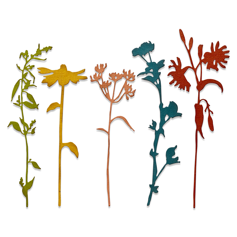 sizzix-thinlits-wildflower-stems-3-5-teilig-blumen image 1