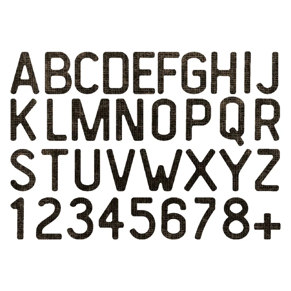 sizzix-thinlits-vault-letterboard-pr-gefolder-stanzen-35tlg image 1