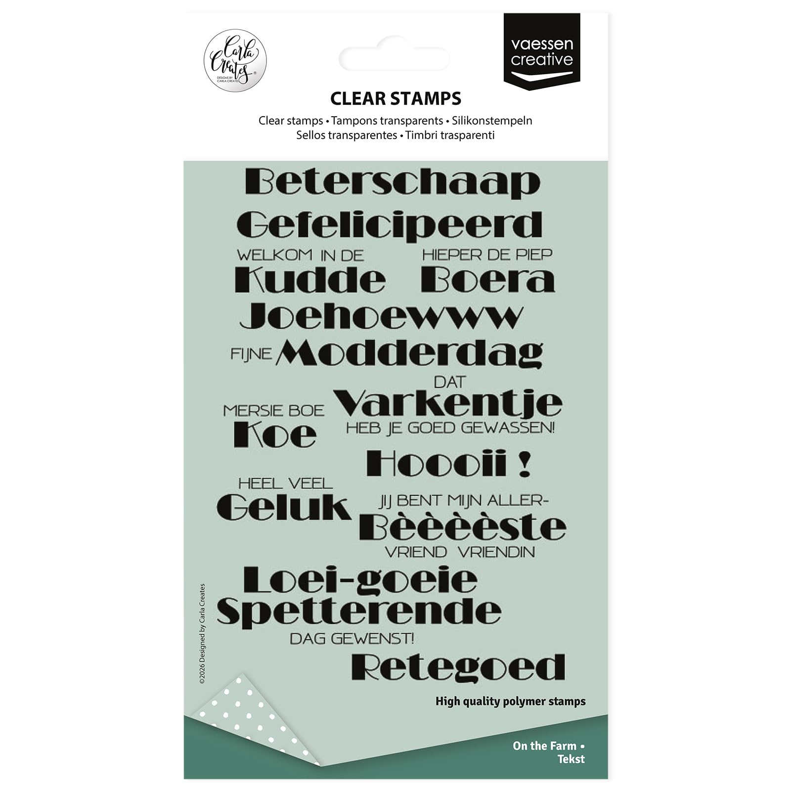 vaessen-creative-cut-easy-silikonstempel-pferde-texte-19-st image 3
