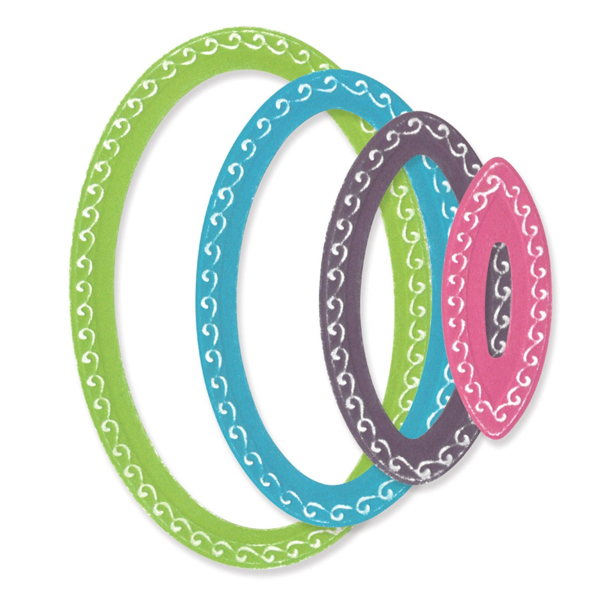 sizzix-framelits-clare-classic-ovals-stanzschablone-9-teilig image 2