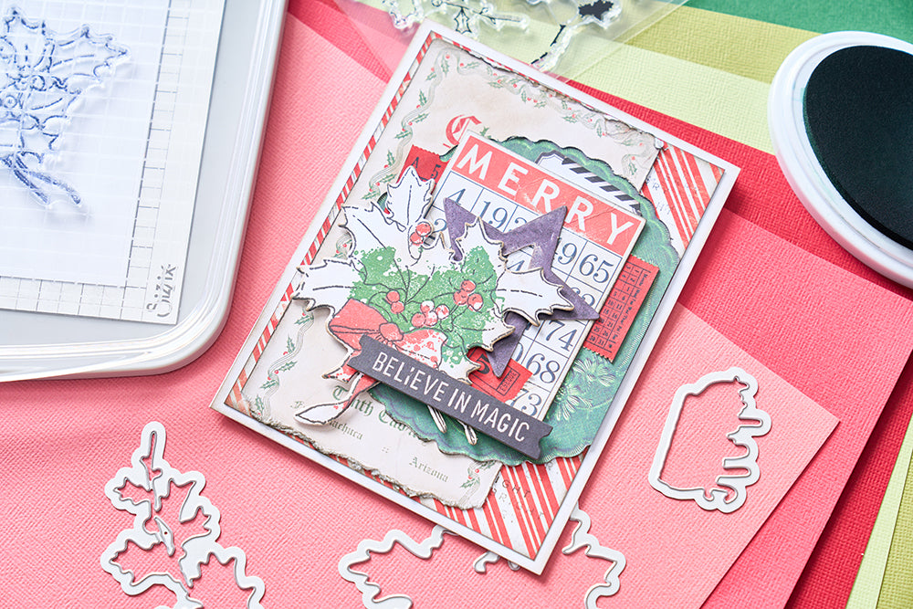 sizzix-framelits-stamps-pencil-line-holly-stempel-stanzen-17tlg image 4