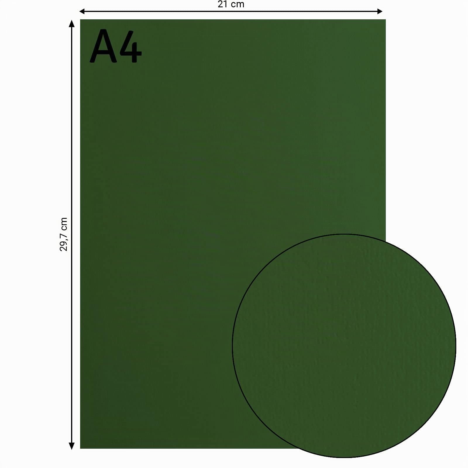 vaessen-florence-cardstock-papier-gr-n-a4-10-blatt-216g-glatt image 2