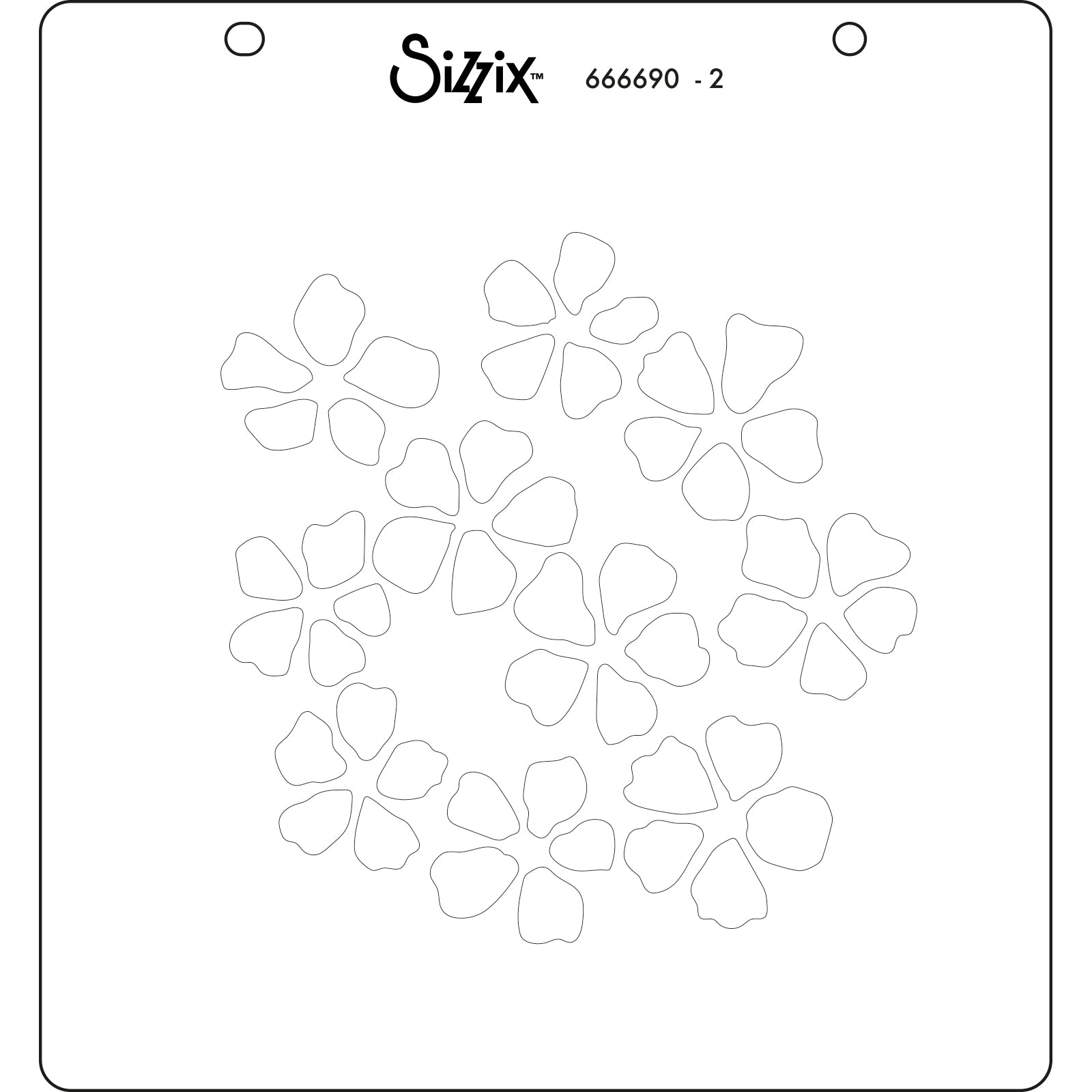sizzix-layered-watercolour-flowers-lattice-schablonen-4er-blumen image 3