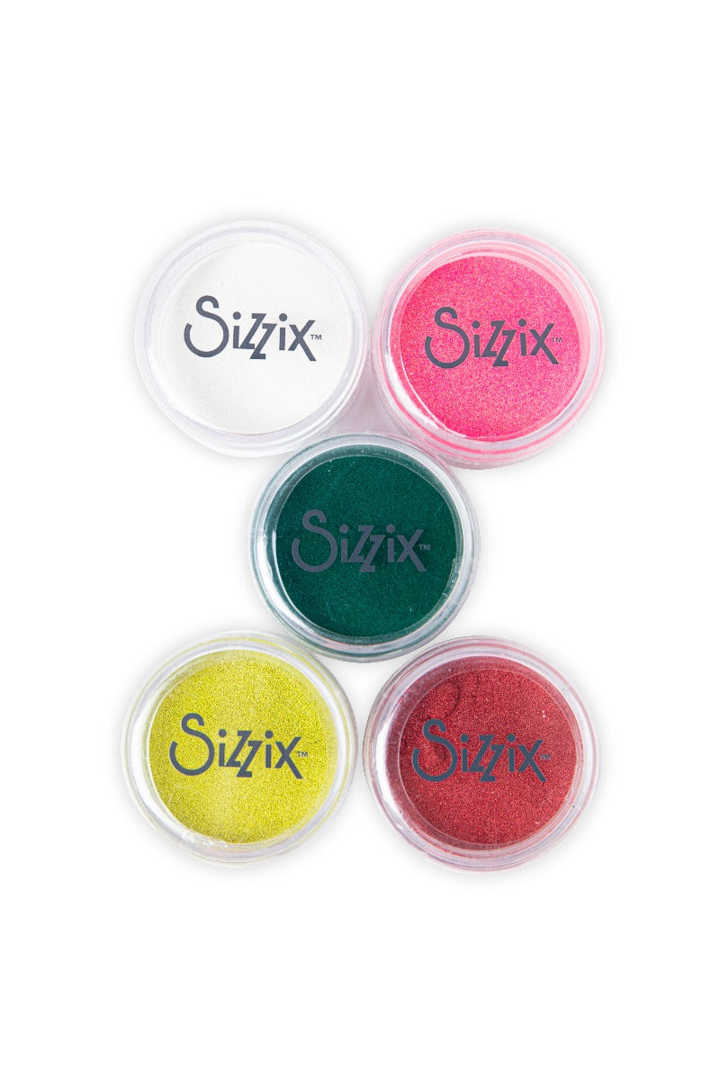 sizzix-effectz-embossing-powder-festive-wei-5er-set image 2