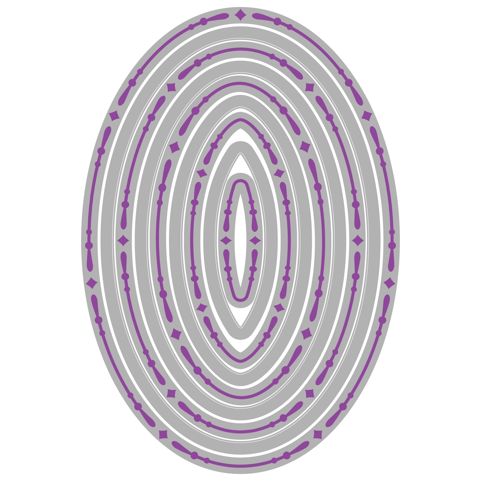 sizzix-framelits-clare-classic-ovals-stanzformen-9tlg-oval image 3
