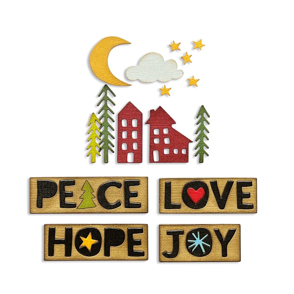sizzix-thinlits-christmas-cutouts-stanzschablonen-16tlg-holtz image 1