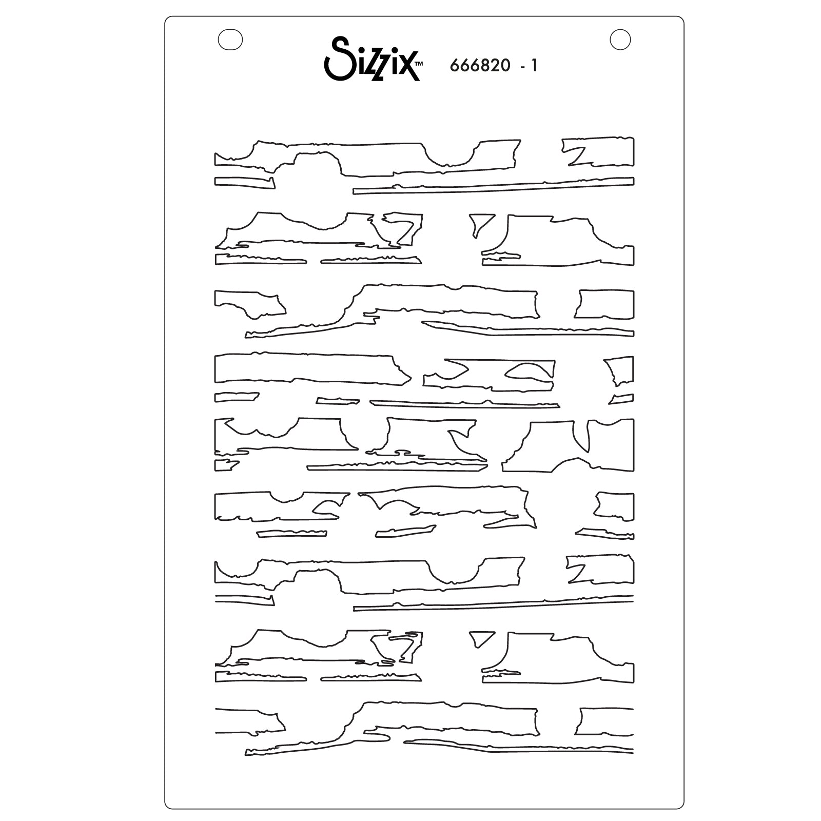 sizzix-a6-stencil-serene-sophisticate-2-schablonen-4er image 3