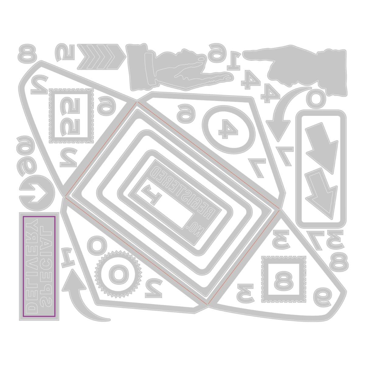 sizzix-thinlits-postale-stanzschablonen-48-tlg-tim-holtz image 3