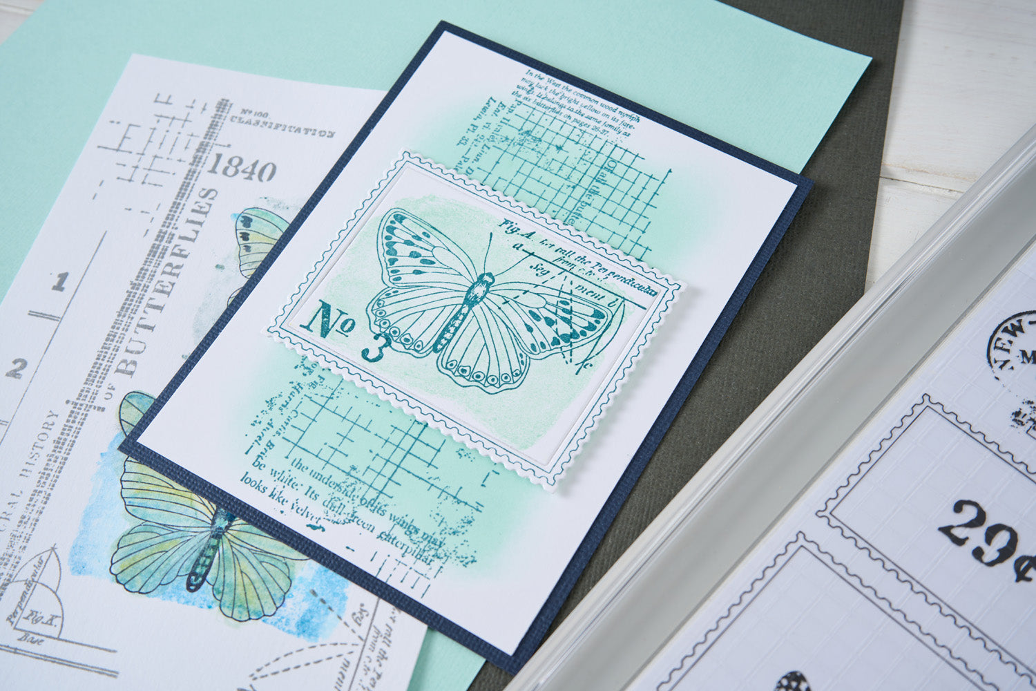 sizzix-framelits-postage-wings-stempelset-11tlg-schmetterling image 3