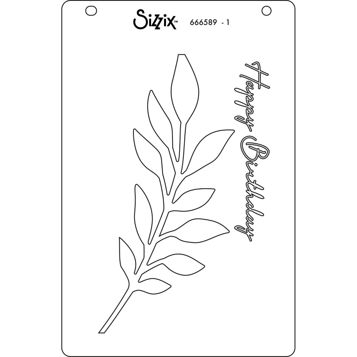 sizzix-a6-layered-stencils-cosmopolitan-frond-schablonen-4tlg image 4