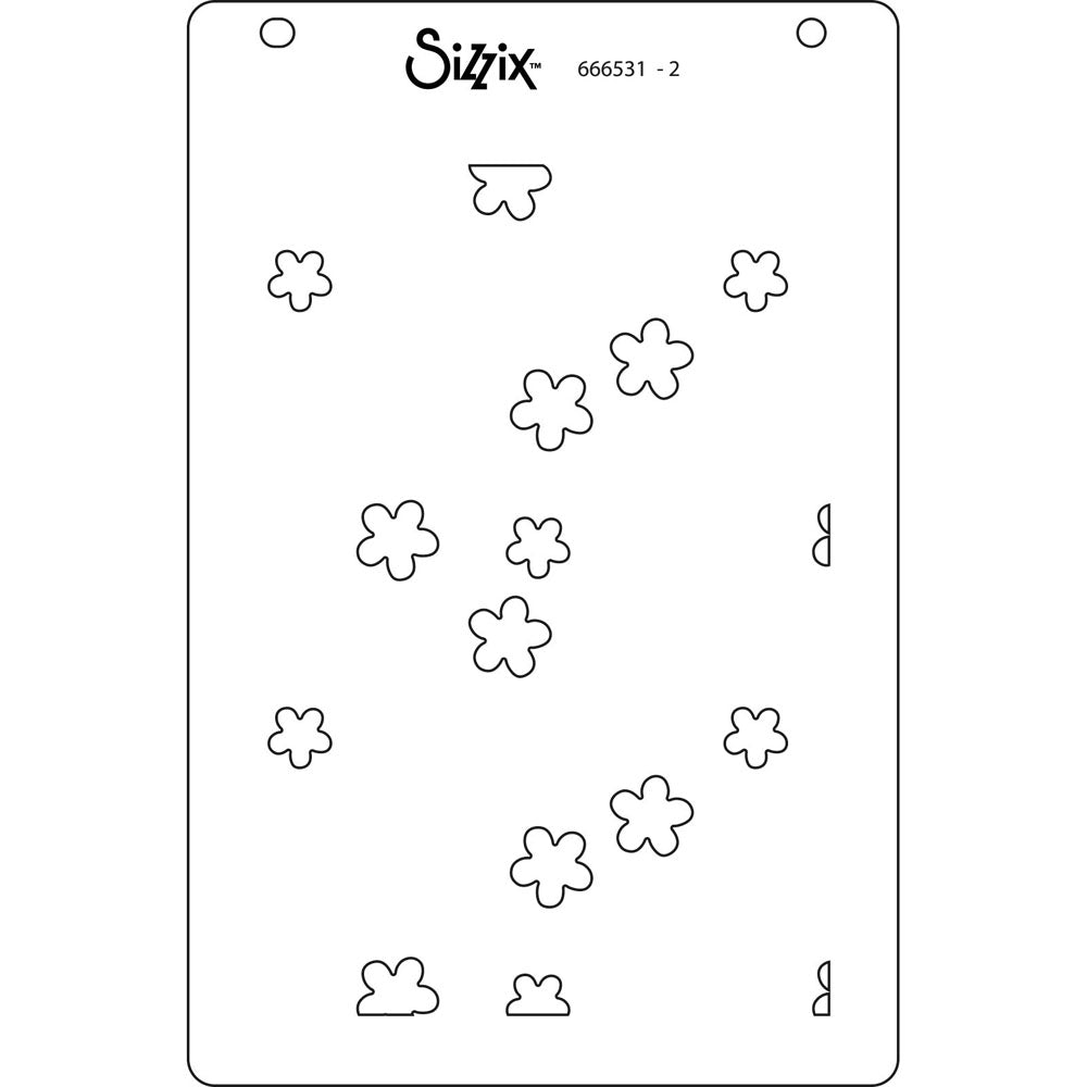sizzix-layered-stencils-lacey-a6-schablonen-4er-floral image 4