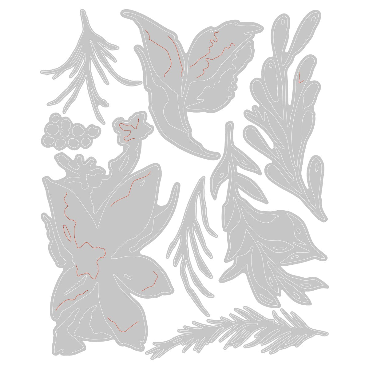 sizzix-thinlits-holiday-brushstroke-3-stanzen-8tlg-blumen image 2