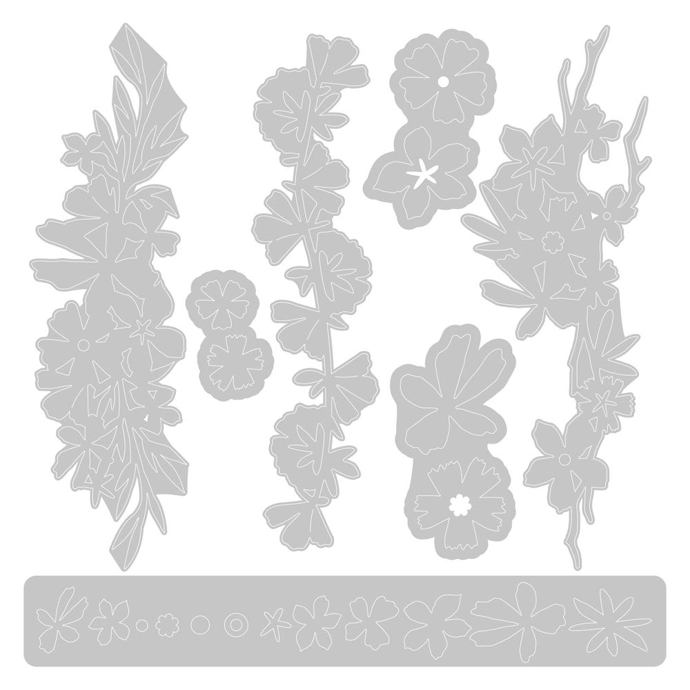sizzix-thinlits-woodland-borders-stanzschablonen-7tlg-olivia-rose image 2