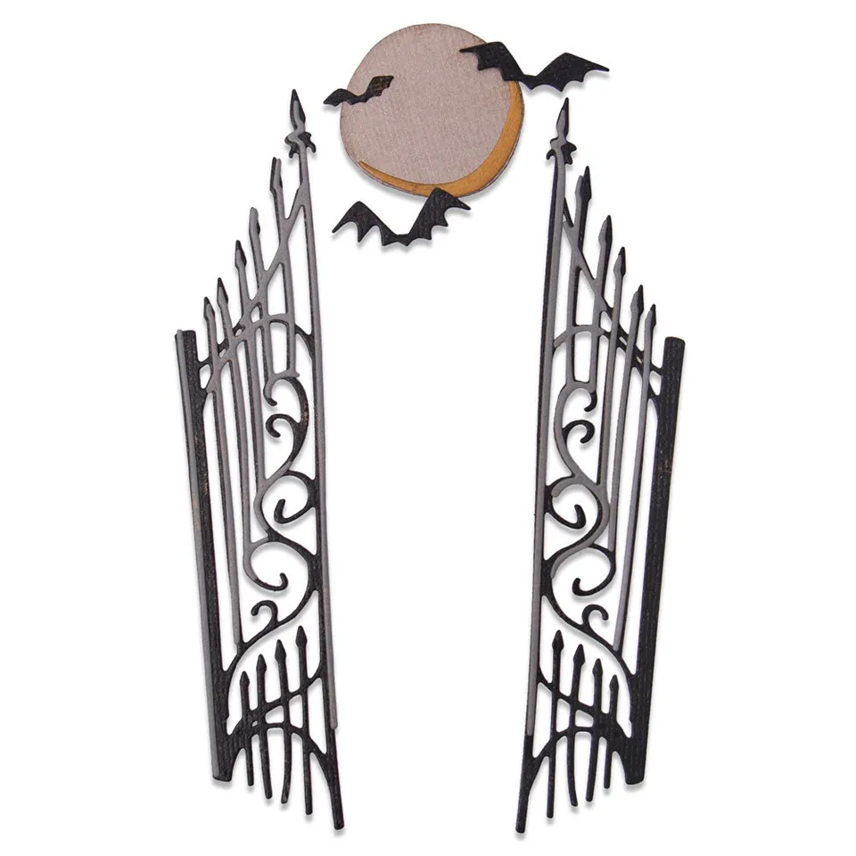 sizzix-thinlits-gate-keeper-stanzen-9tlg-tor-halloween image 1