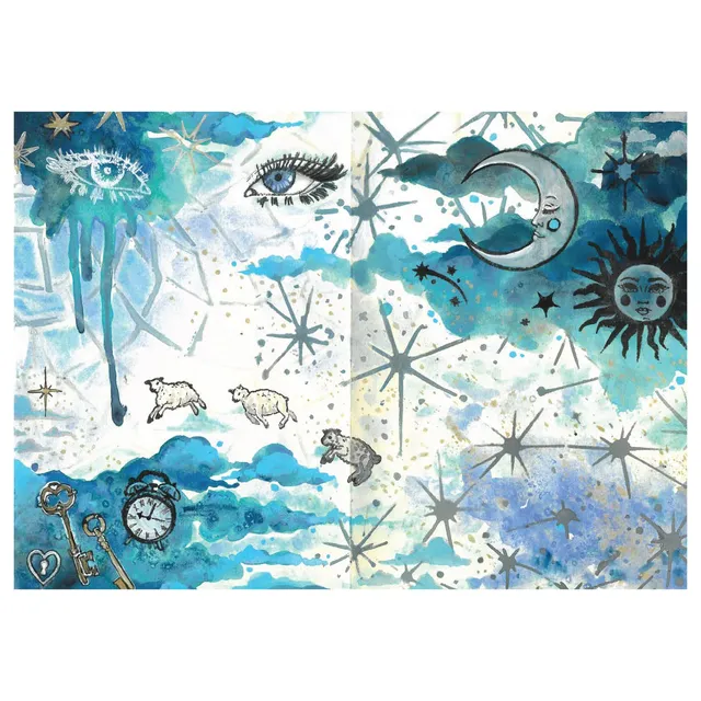 sizzix-studio-dreamscape-clear-stamps-27tlg-3-schablonen image 1