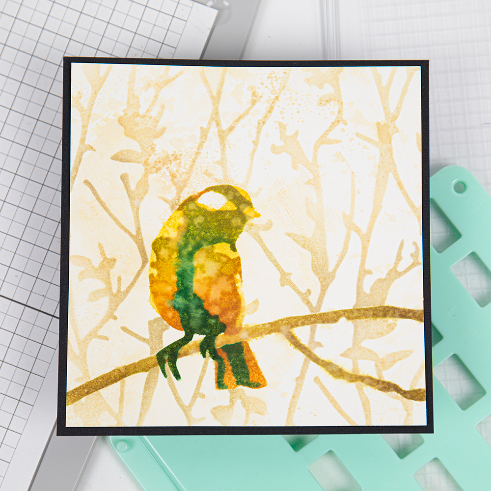 sizzix-layered-stencils-bird-branches-schablonen-4-tlg image 5