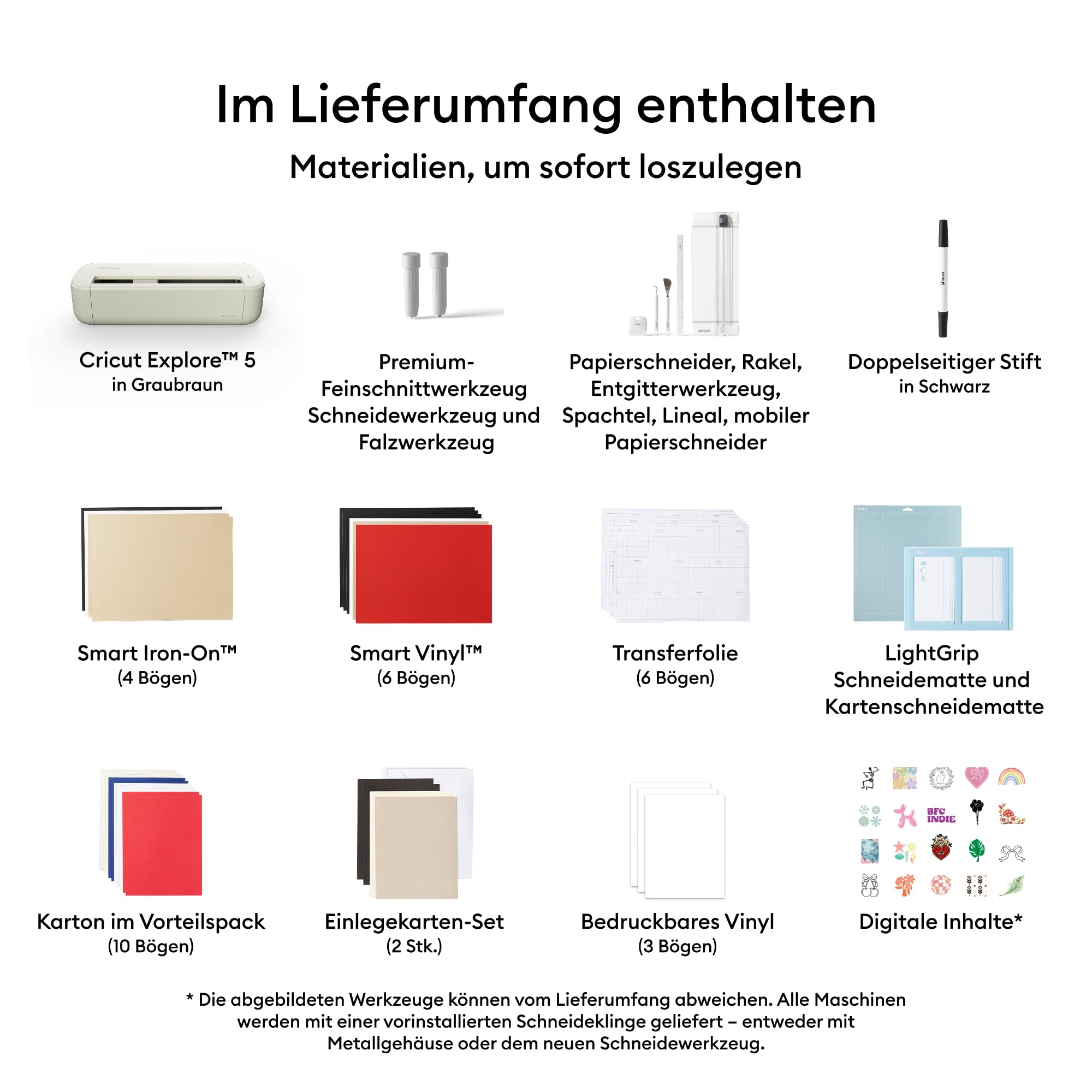 cricut-explore-5-essential-bundle-taupe-schneidemaschine image 2