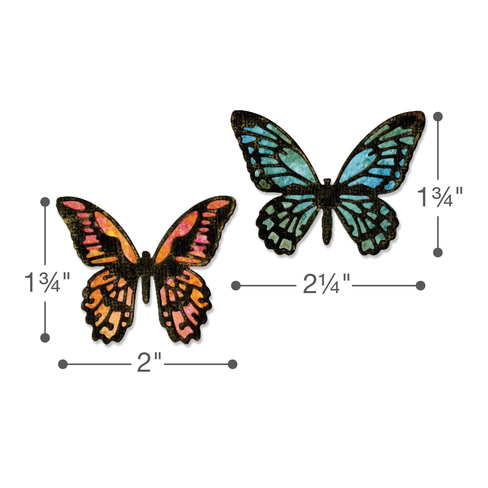 sizzix-thinlits-detailed-butterflies-mini-stanzen-4tlg-tim-holtz image 2