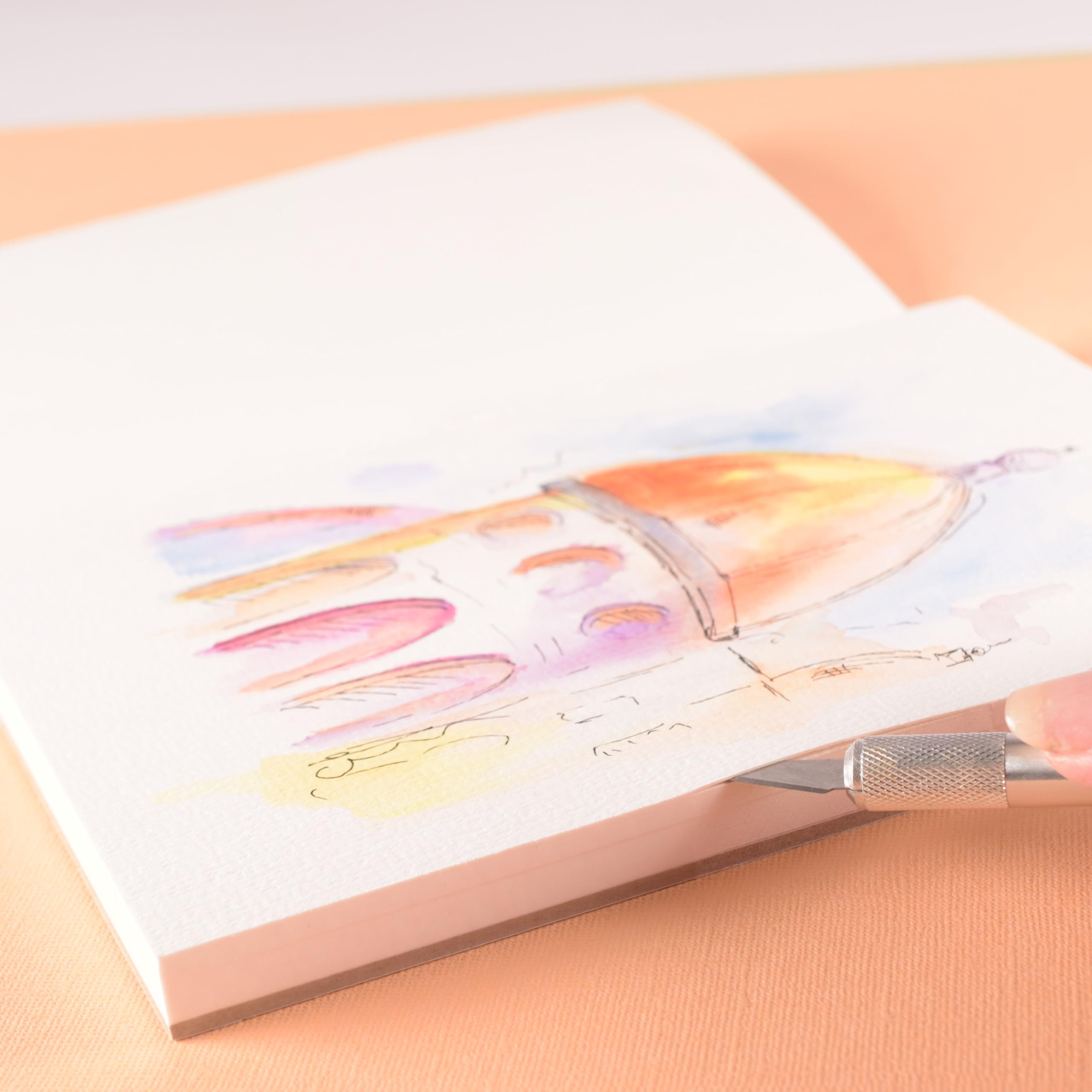 vaessen-florence-aquarellpapier-a4-off-white-300g-100-blatt image 7
