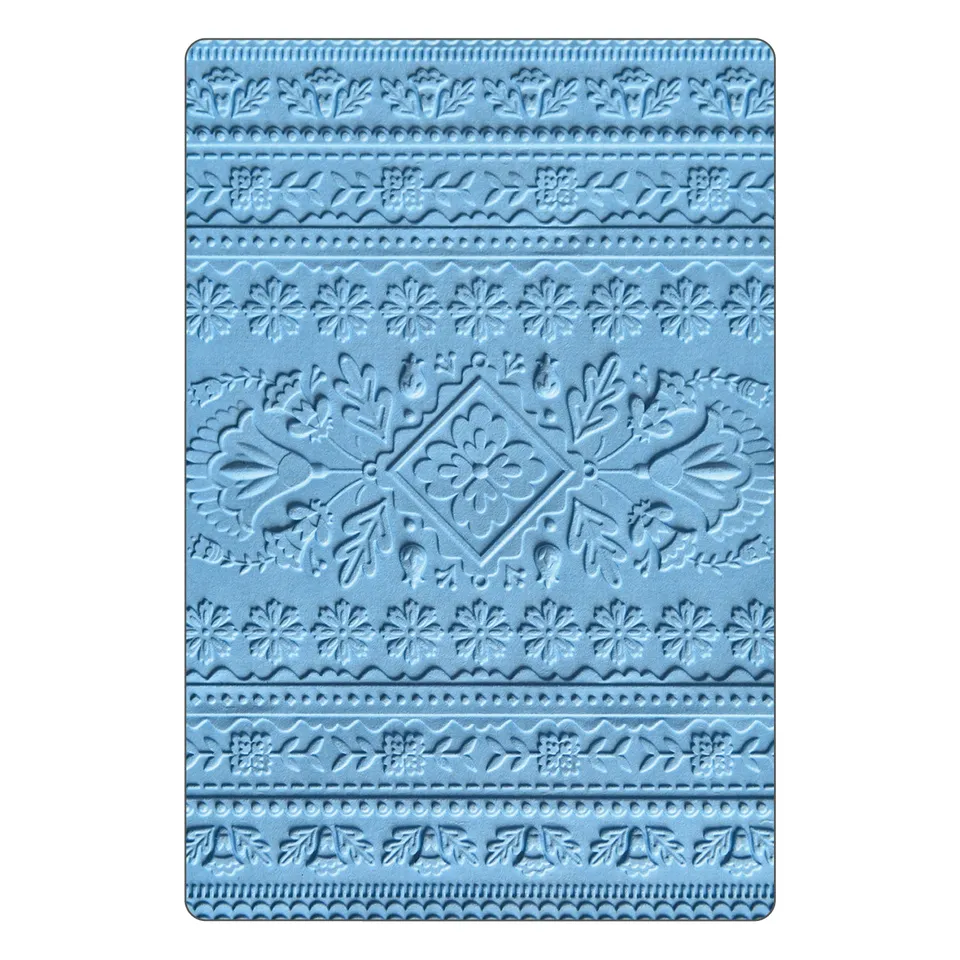 sizzix-3-d-pr-gefolder-folk-art-pattern-blumenmuster image 1