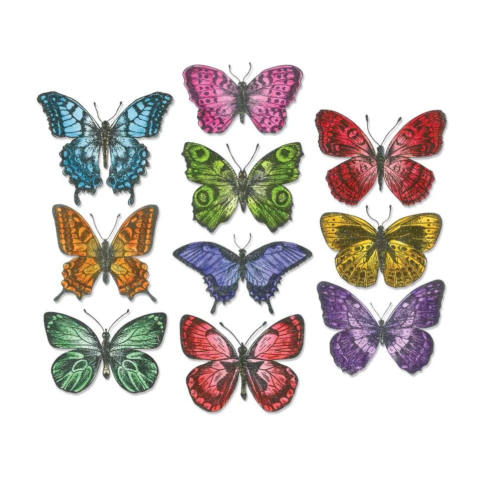 sizzix-framelits-flutter-tim-holtz-stanzen-schmetterling-20tlg image 1