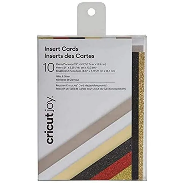 cricut-joy-insert-cards-glitzer-und-glam-kartenset-10-teilig image 1